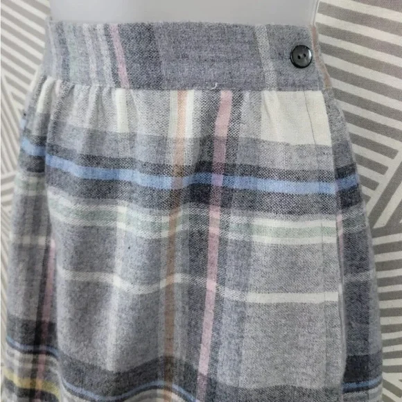 VTG Plaid Midi Skirt